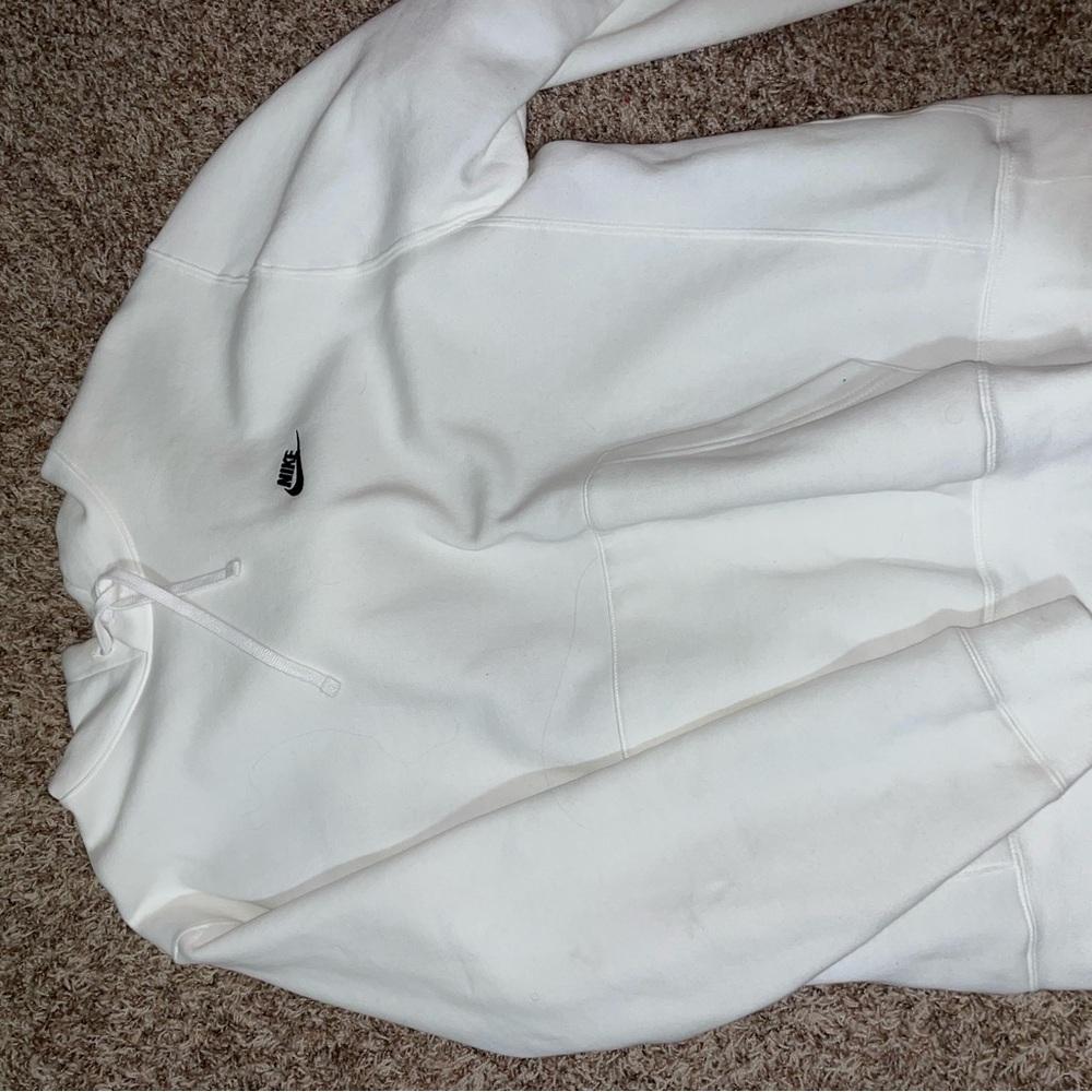 Nike White Hoodie